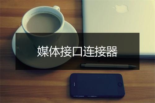 媒体接口连接器的英文