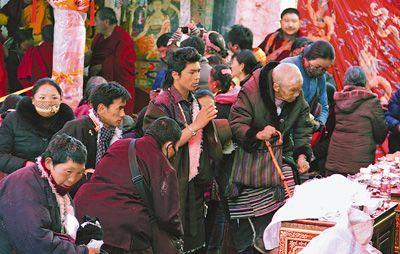 藏历新年在即 “色拉崩钦”在拉萨色拉寺举办