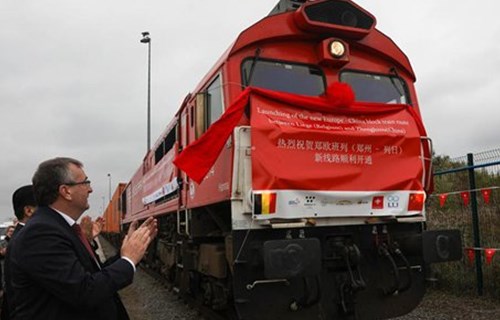 中国、比利时启动货运列车新线路